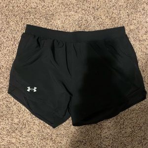 Black Under Armour athletic shorts